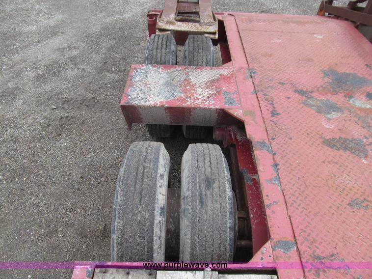 image for item D7327 1975 Load King CS252 lowboy trailer