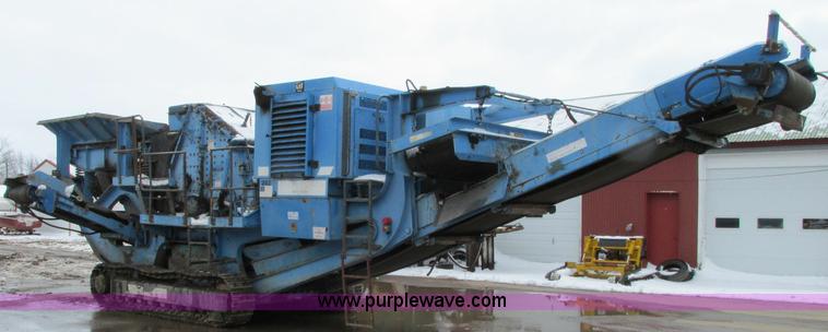 image for item E5042 2000 Terex Pegson 428 Trakpaction impact crusher