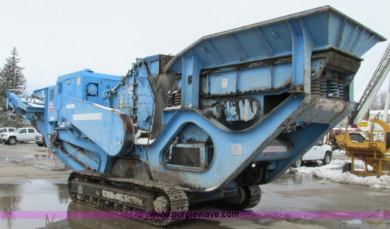 image for item E5042 2000 Terex Pegson 428 Trakpaction impact crusher