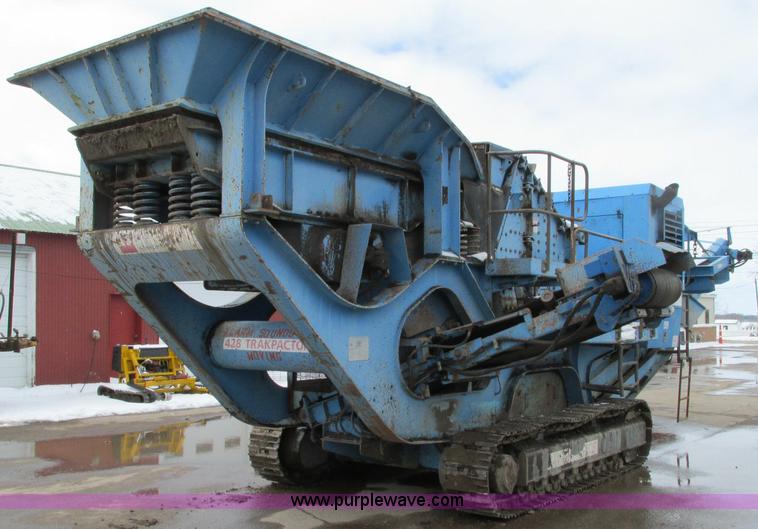 image for item E5042 2000 Terex Pegson 428 Trakpaction impact crusher