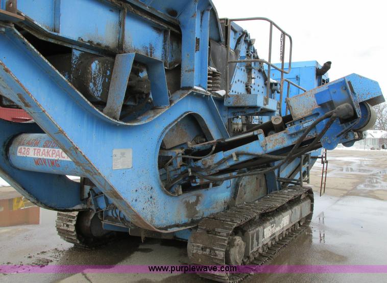image for item E5042 2000 Terex Pegson 428 Trakpaction impact crusher