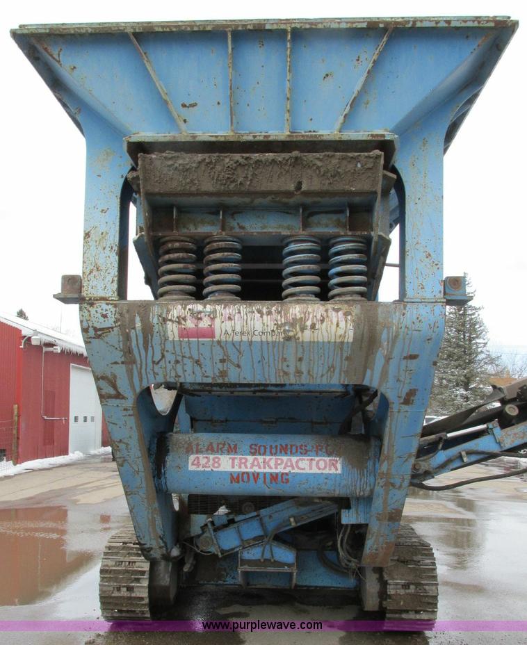 image for item E5042 2000 Terex Pegson 428 Trakpaction impact crusher
