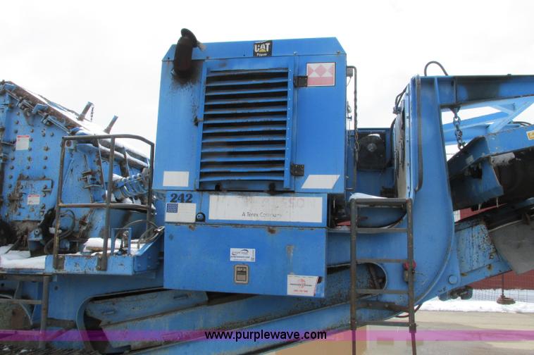image for item E5042 2000 Terex Pegson 428 Trakpaction impact crusher