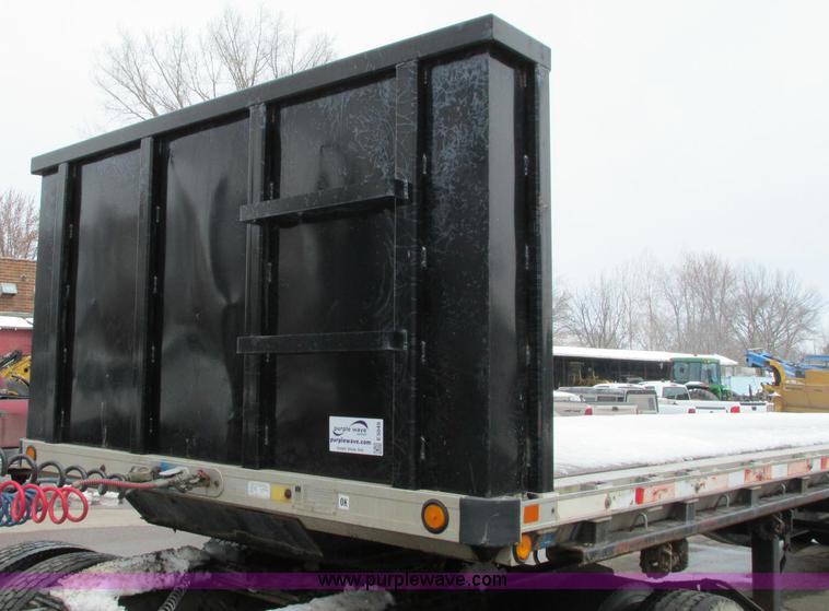 image for item E5049 1995 Trail King NXT152 flatbed trailer