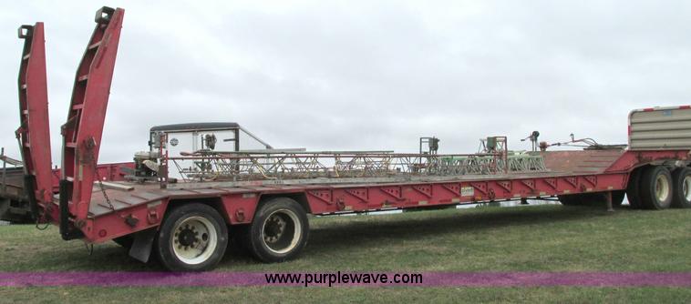 image for item E5063 1999 Olvedi DLB35 45' lowboy trailer