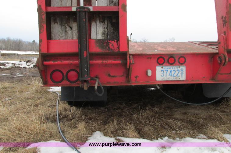 image for item E5063 1999 Olvedi DLB35 45' lowboy trailer