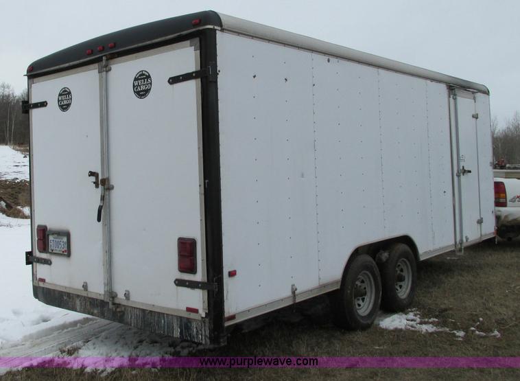 image for item E5065 1998 Wells Cargo EW2024 enclosed trailer