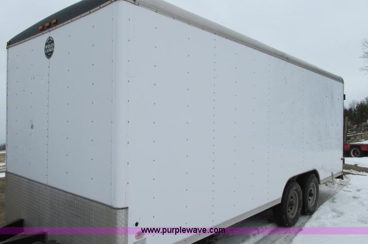 image for item E5065 1998 Wells Cargo EW2024 enclosed trailer