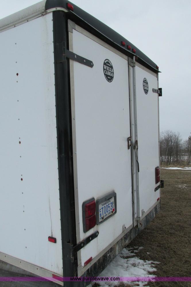 image for item E5065 1998 Wells Cargo EW2024 enclosed trailer