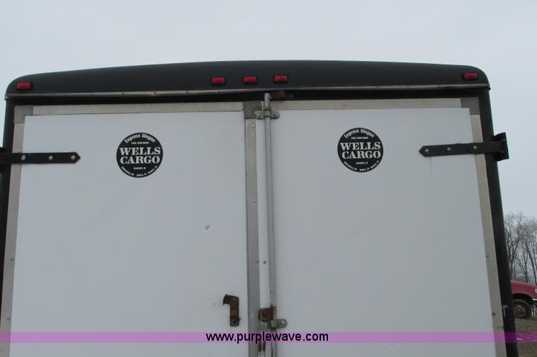image for item E5065 1998 Wells Cargo EW2024 enclosed trailer
