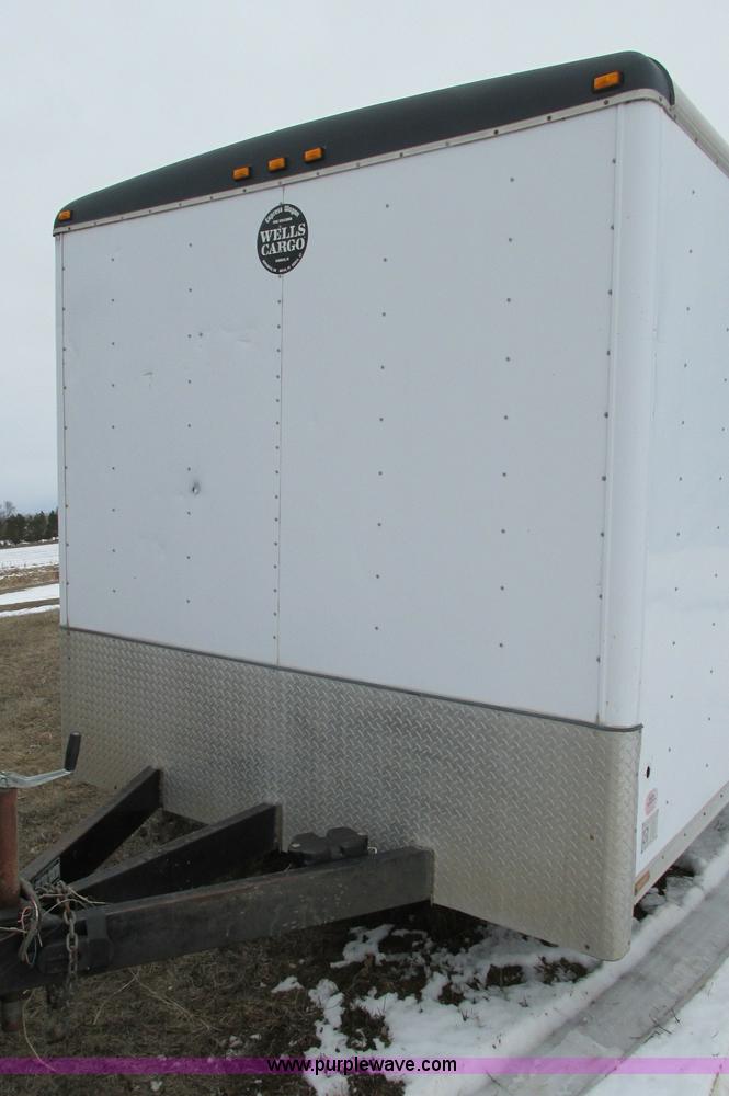 image for item E5065 1998 Wells Cargo EW2024 enclosed trailer