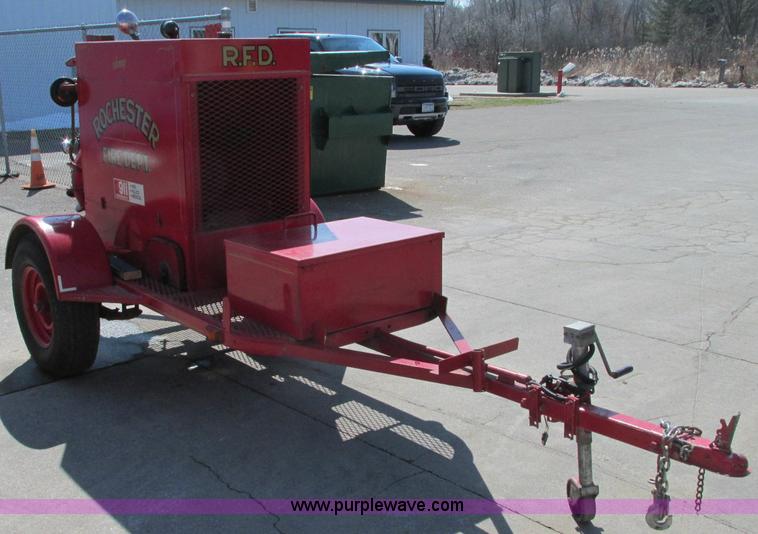 image for item E5066 Twin Coach trailer mounted pump unit