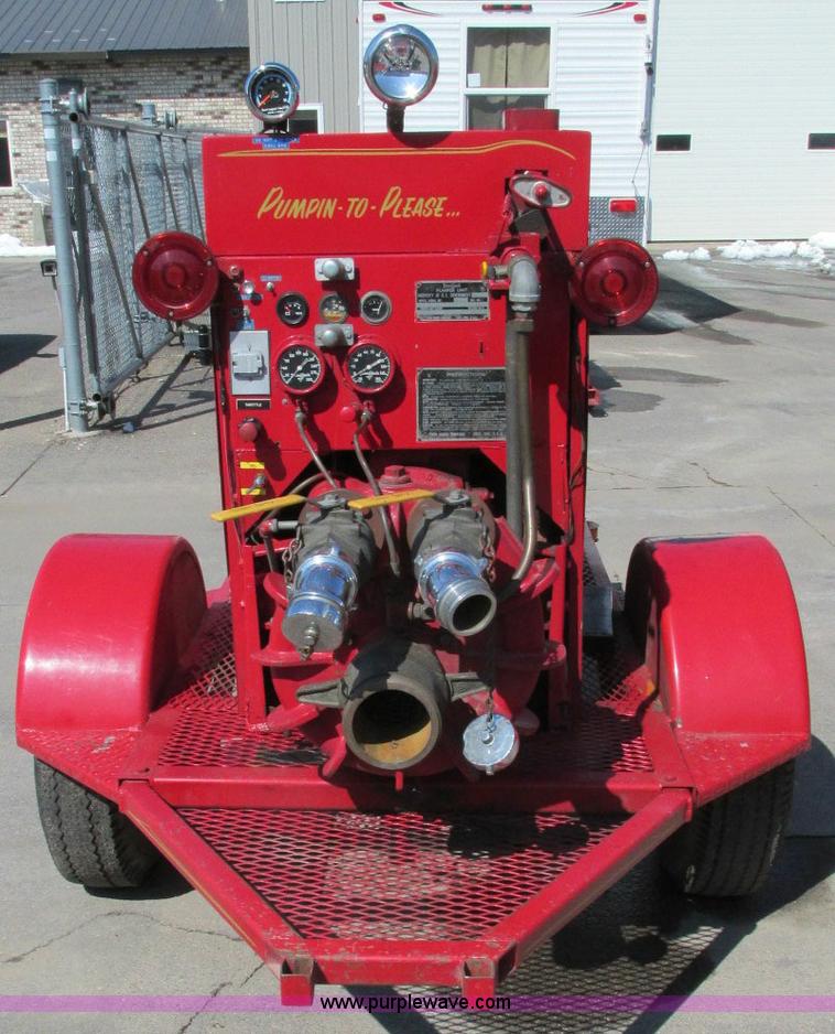 image for item E5066 Twin Coach trailer mounted pump unit