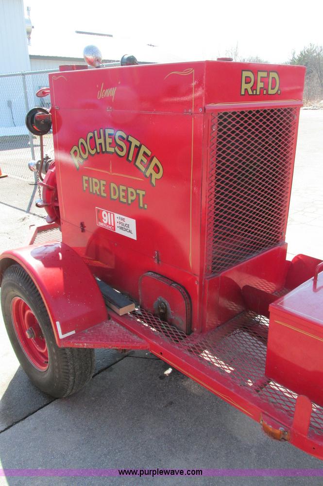 image for item E5066 Twin Coach trailer mounted pump unit