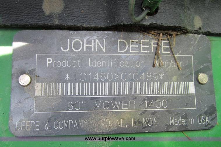 image for item E5069 John Deere 1445 mower