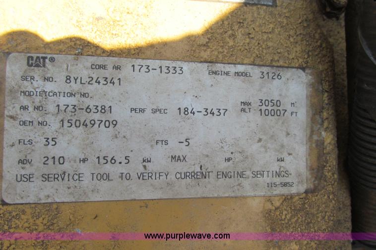 image for item E5071 2000 GMC C7500 dump truck