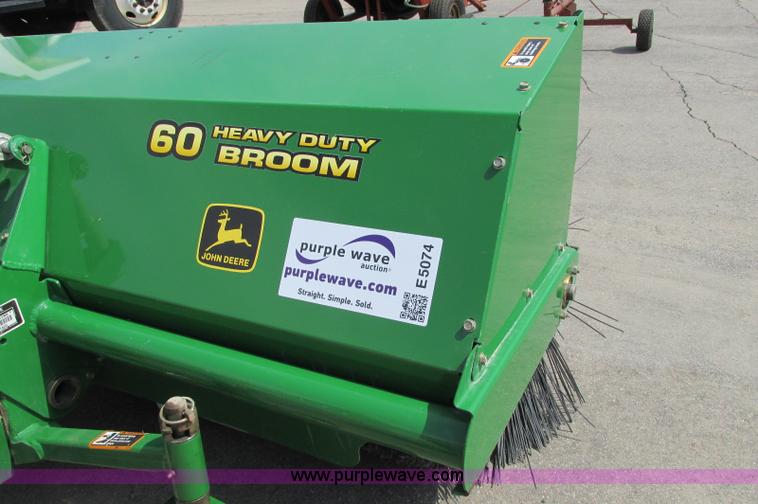 image for item E5074 John Deere 60 heavy duty broom