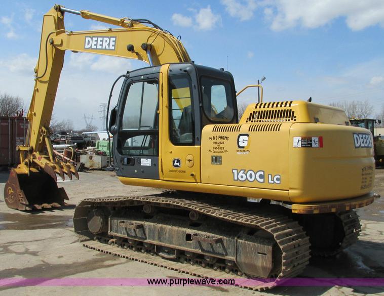 image for item E5076 2005 John Deere 160C LC excavator