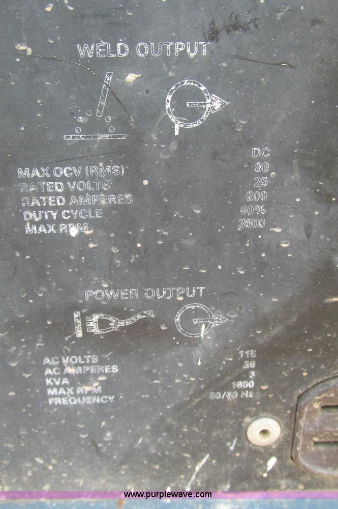 image for item E5099 Miller BlueStar 2E constant current DC arc welder