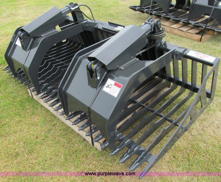 image for item F8588 Stout HD72 rock bucket grapple attachment