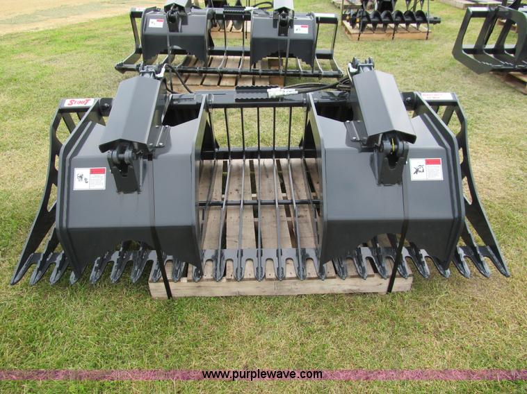 image for item F8588 Stout HD72 rock bucket grapple attachment