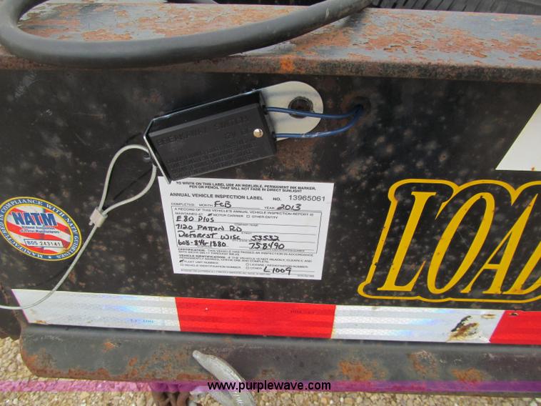 image for item G2932 2007 Load Max triple axle trailer