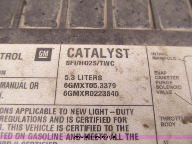 image for item G2934 2006 GMC Savana G1500 Cargo van