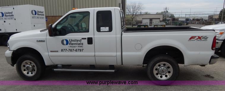 image for item G3195 2006 Ford F250 SuperCab pickup truck