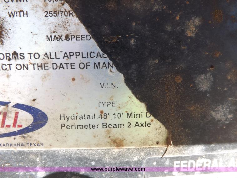 image for item H7164 2006 Ledwell Hydratail trailer