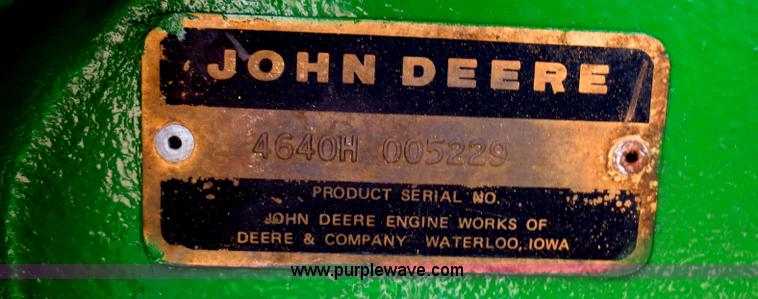 image for item D5842 1979 John Deere 4640 tractor