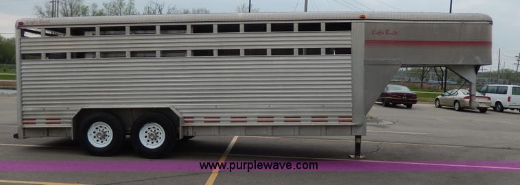 image for item D8121 1995 Kiefer gooseneck trailer