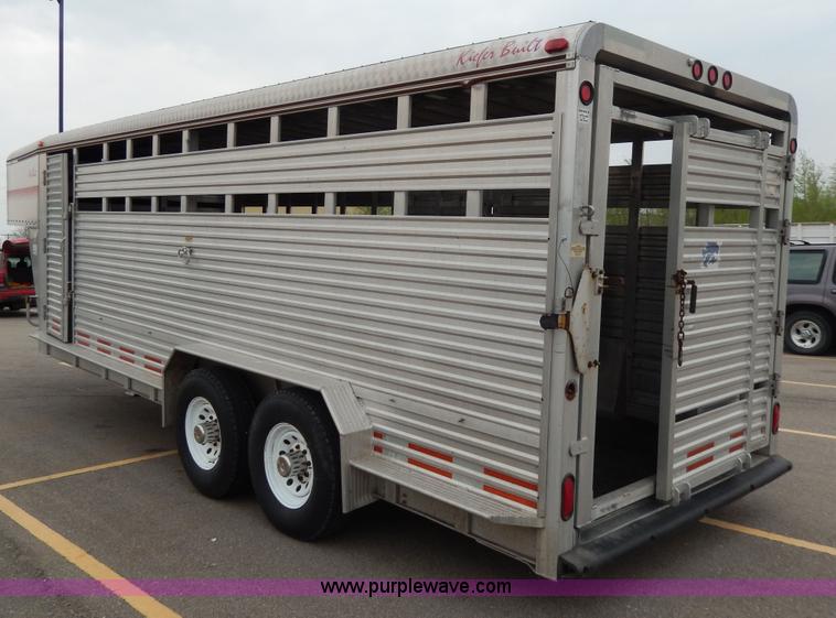 image for item D8121 1995 Kiefer gooseneck trailer