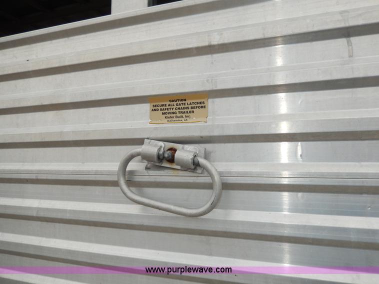 image for item D8121 1995 Kiefer gooseneck trailer