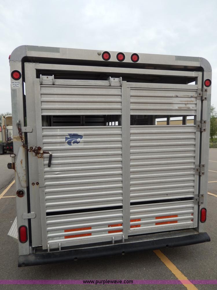 image for item D8121 1995 Kiefer gooseneck trailer