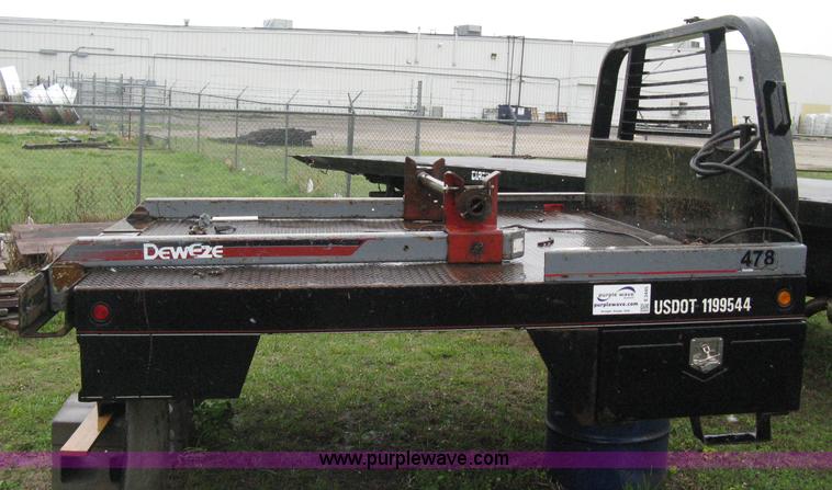 image for item E3445 DewEze 478 flatbed with hugger arms