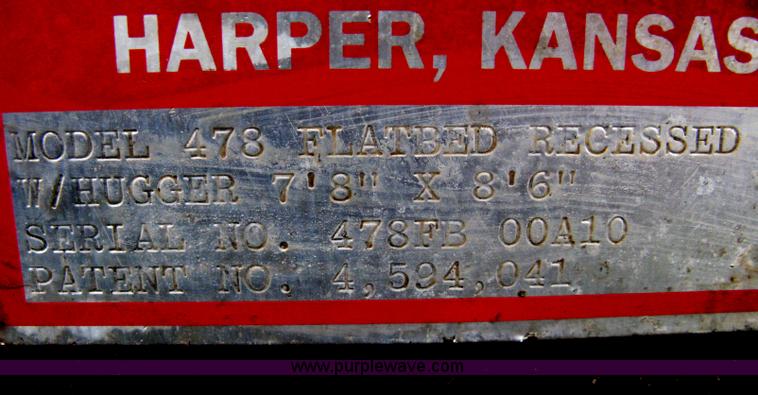 image for item E3445 DewEze 478 flatbed with hugger arms