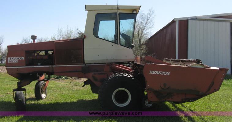 image for item E3448 Hesston 6600 self-propelled swather