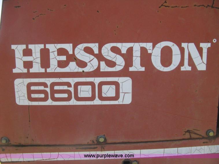 image for item E3448 Hesston 6600 self-propelled swather