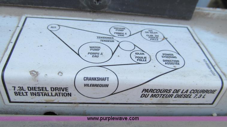 image for item E3920 1993 Ford F350 XL flatbed pickup truck