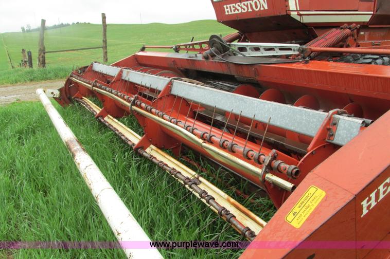 image for item E5028 1982 Hesston 6650 self-propelled swather