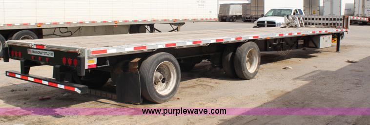 image for item F2890 2011 Transcraft DTL-2100 drop deck trailer