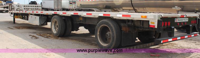 image for item F2890 2011 Transcraft DTL-2100 drop deck trailer