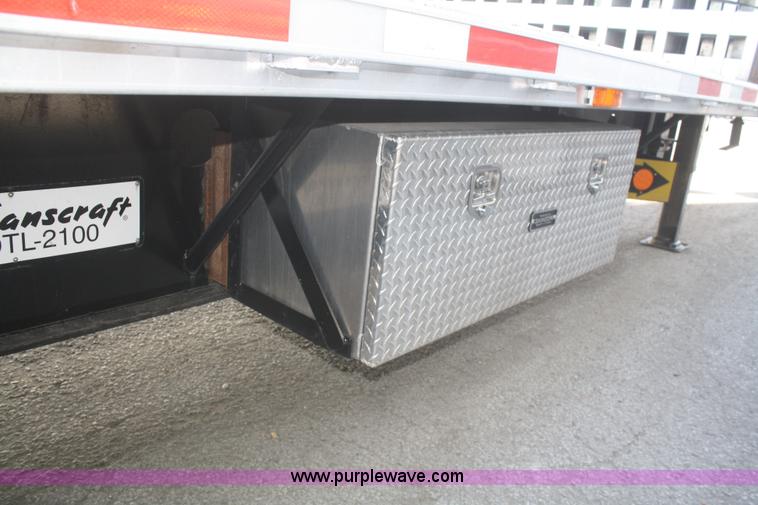 image for item F2890 2011 Transcraft DTL-2100 drop deck trailer