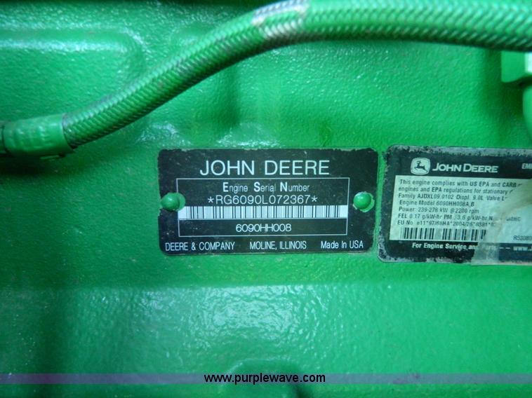 image for item G7841 2010 John Deere 9770 STS RWA combine