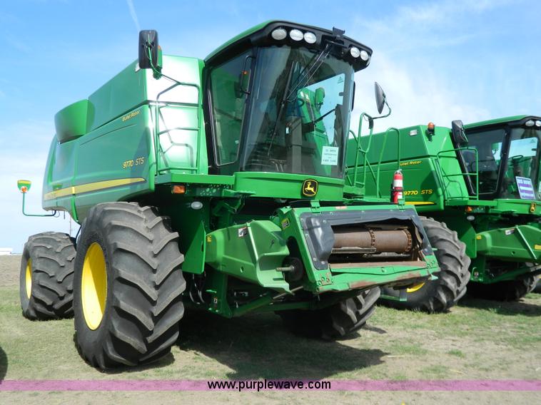 image for item G7844 2010 John Deere 9770 STS RWA combine