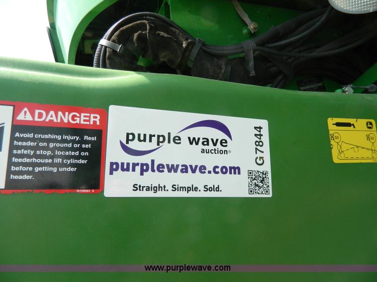 image for item G7844 2010 John Deere 9770 STS RWA combine