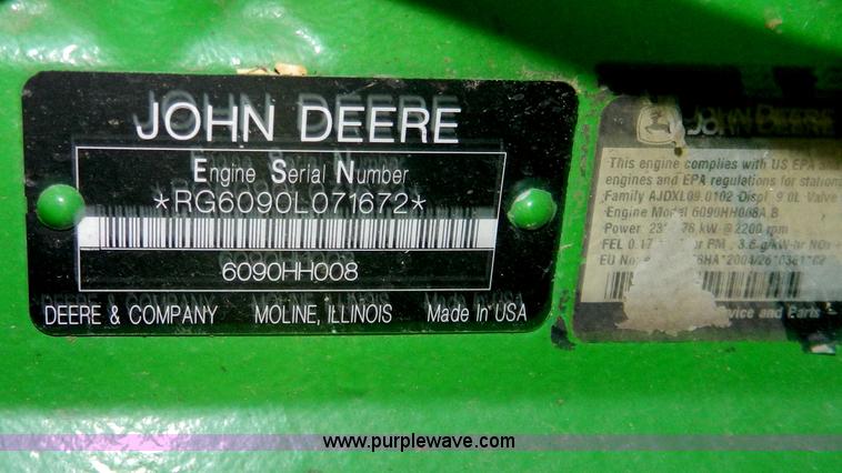 image for item G7844 2010 John Deere 9770 STS RWA combine