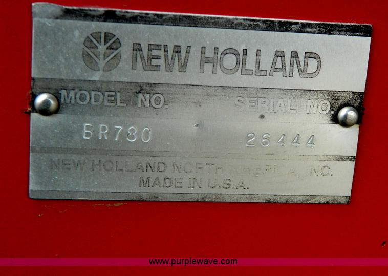 image for item G7855 2003 New Holland BR780 round baler