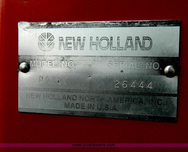 image for item G7855 2003 New Holland BR780 round baler