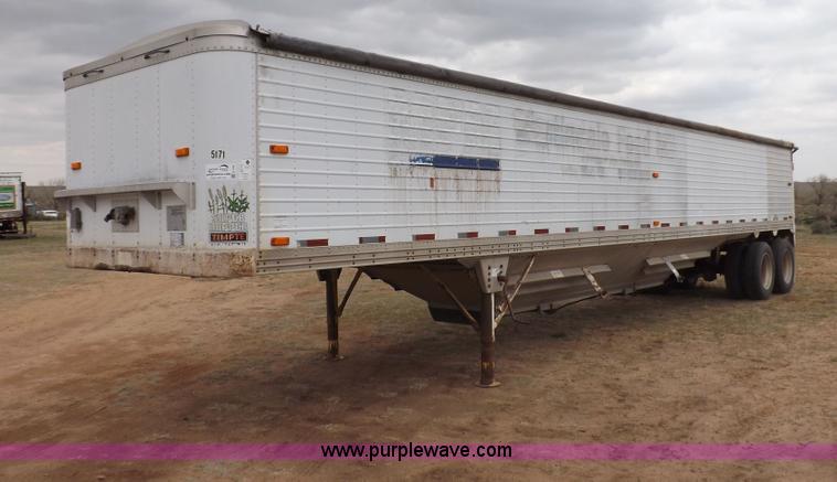 image for item H7186 1985 Timpte Super Hopper grain trailer